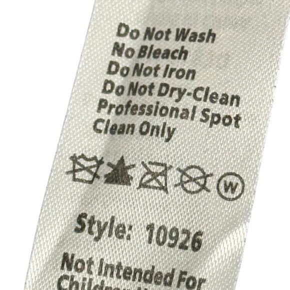 Weissman One Piece Romper Dance Costume Sequins Fringe Leotard 10926 sz LC - Picture 15 of 16